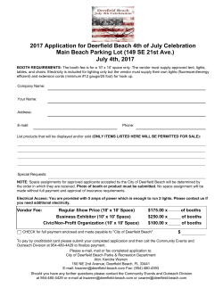 2017 Application for Deerfield Beach 4th of July Celebration Main