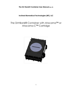 The Dri&bull;Bank&reg; Container with Atacama&trade; or