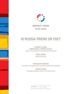 IS RUSSIA FRIEND OR FOE?
