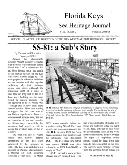 Florida Keys SS-81: a Sub`s Story