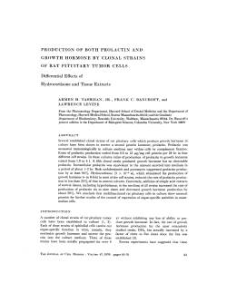 PRODUCTION OF BOTH PROLACTIN AND