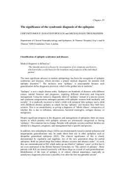 The significance of the syndromic diagnosis of the