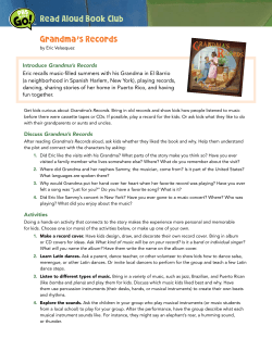 Read Aloud Book Club Grandma`s Records