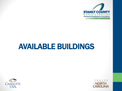 Project Chrysalis Stanly County North Carolina Site Visit