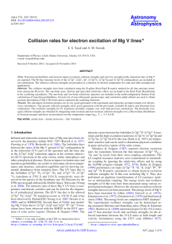 Collision rates for electron excitation of Mg V lines⋆