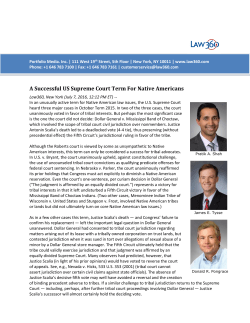 A Successful US Supreme Court Term For Native