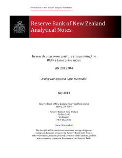 improving the REINZ farm price index
