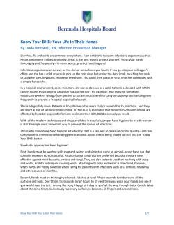 Know Your BHB: Hand Hygiene