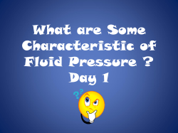 FLUID PRESSURE 2017