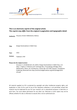 This is an electronic reprint of the original article. This reprint may