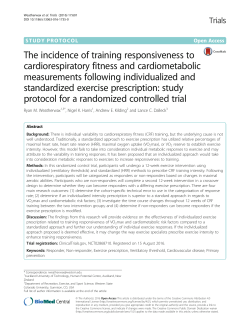 The incidence of training responsiveness to cardiorespiratory fitness
