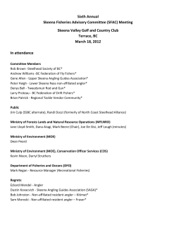 Meeting Minutes - Ministry of Environment