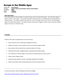 Europe in the Middle Ages