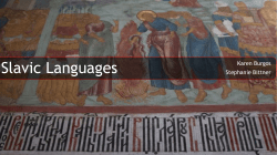 Slavic Languages
