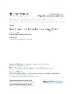 Skin-to-skin Care Related to Thermoregulation