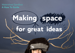A How To Guide Watershed Sandbox