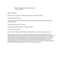 Title: Kinesics and proxemics communicatio