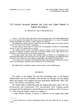 3-D velocity structure beneath the crust and upper mantle of Aegean