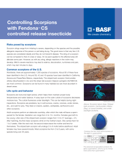 Fendona CS Scorpions Tech Bulletin