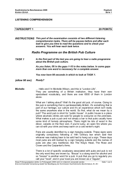 LISTENING COMPREHENSION