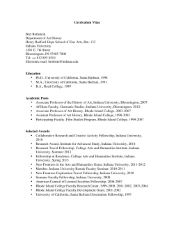 full CV - Department of Art History