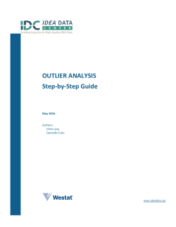 Outlier Analysis Step-by-Step Guide