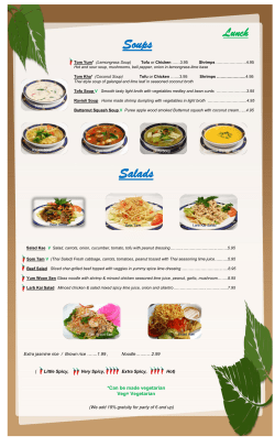 Soups Salads - Nooddi Thai Chef