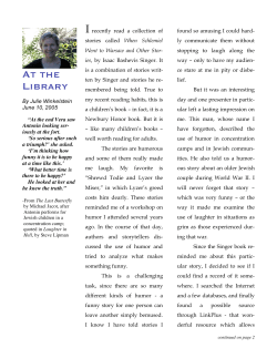 Humor - Julie Winkelstein