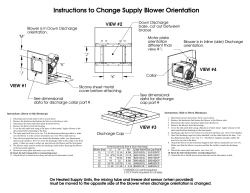 Blower Reorientation