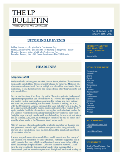 The LP Bulletin # 22 - The Learning Project