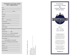2017 Day Camp June 26-29 - Lenoir