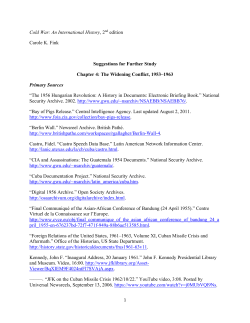 The Widening Conflict, 1953&ndash;1963