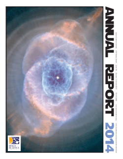 2014 Annual Report - Space Science Institute