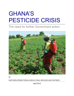 ghana`s pesticide crisis