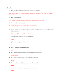 Exercises 1. Why do all humans belong to the same species? List