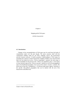 Mapping public Web space with the Issuecrawler