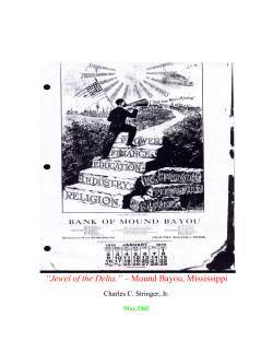 Jewel of the Delta : Mound Bayou, Mississippi