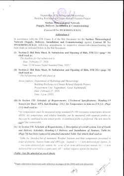 Goods - Department of Hydrology and Meteorology