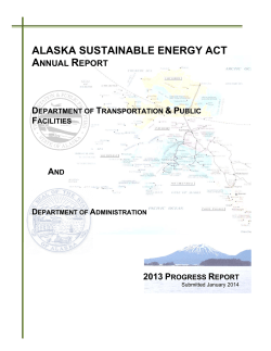 Sustainable Energy Act Annual Report to