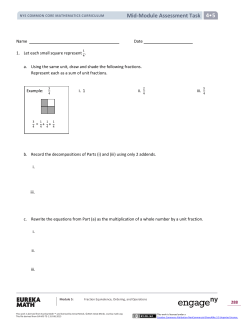Mid-Module Assessment