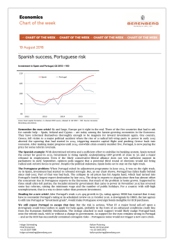 Economics Chart of the week Spanish success