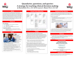 Quandaries, questions, and queries: A strategy for teaching