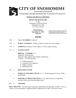 design review board minutes