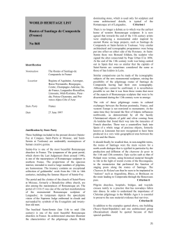 Routes of Santiago de Compostela in France