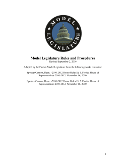 Rules of Procedure Long Form