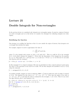 Lecture 25 Double Integrals for Non