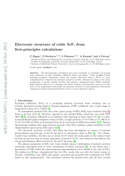 Electronic structure of cubic ScF $ _3 $ from first