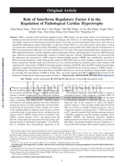 Role of Interferon Regulatory Factor 4 in the Regulation of