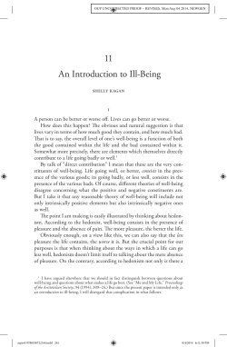 An Introduction to Ill-Being