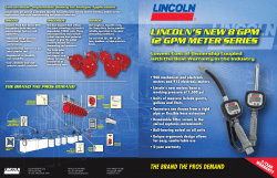 lincoln`s new 8 gpm 12 gpm meter series lincoln`s new 8 gpm 12